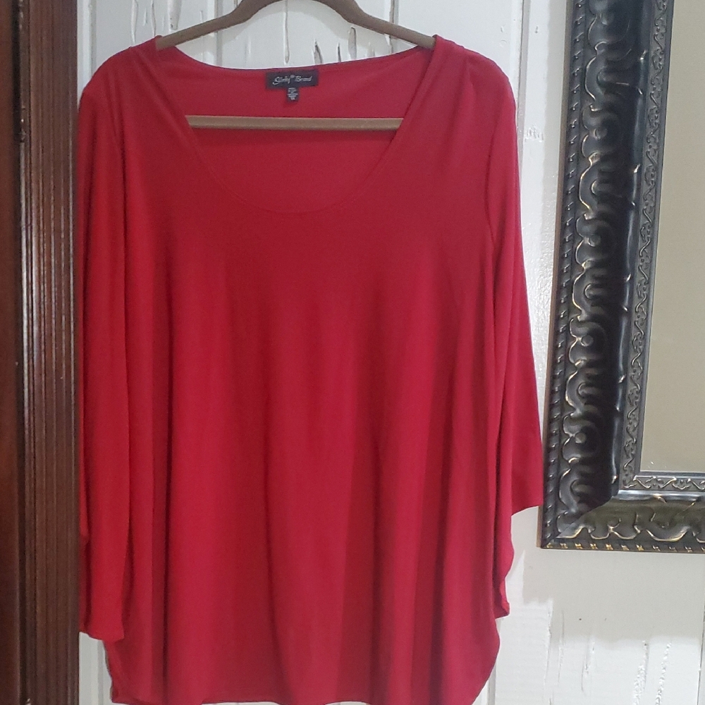 Soft Surroundings Red Women's Top by Slinky